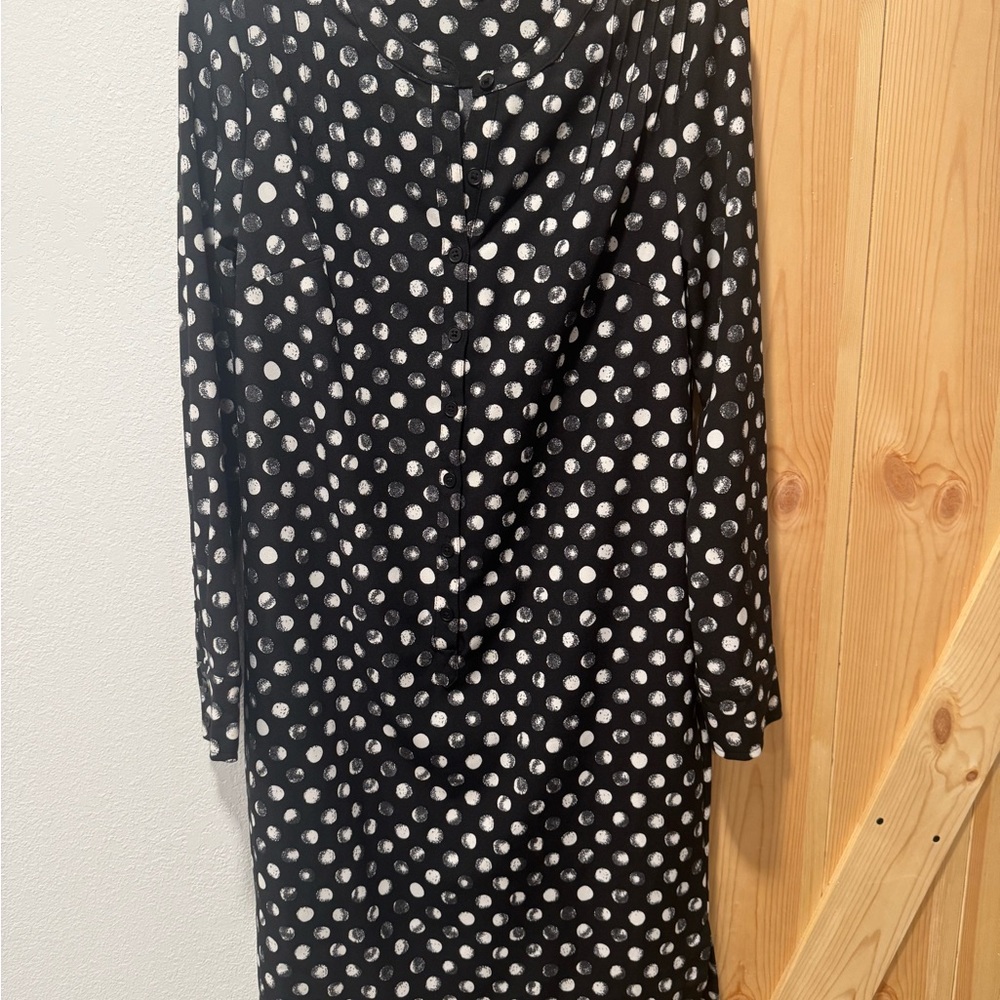 Merona Black and White Polka Dot Dress